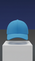 Vivid Blue Performance Fitted Cap